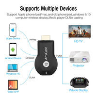 WiFi 6 Anycast Pro Dongle Miracast USB-C Streaming Stick Adaptateur de miroir
