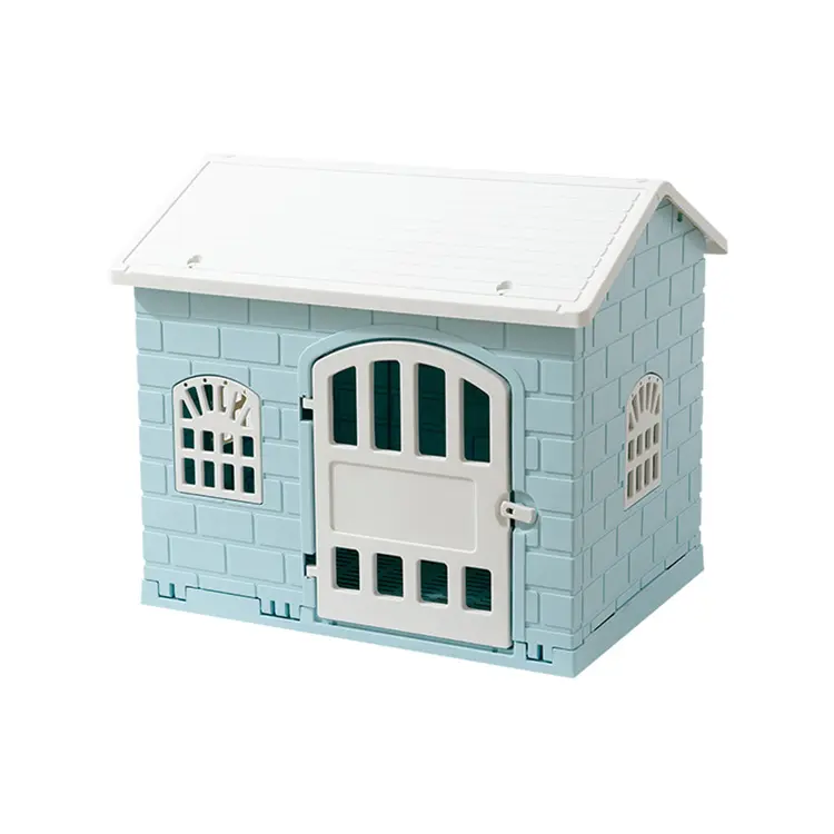 Eco friendly pet houses & furniture outdoor luxury dog house with opening roof
