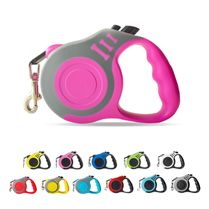 Personalized 5m Retractable Automatic Dog <b>Harness</b> Reflective Bone Design Solid Plastic Telescopic Leash Ribbon Eco-friendly - Product Image 5