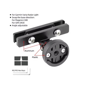 Soporte de montaje en el sillín de bicicleta de aleación de aluminio para luz trasera <span class=keywords><strong>Garmin</strong></span> <span class=keywords><strong>Varia</strong></span> y radar de visión trasera - Product Image 4