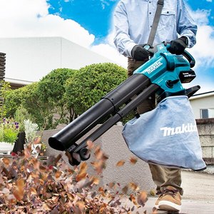 <span class=keywords><strong>Souffleur</strong></span>-<span class=keywords><strong>aspirateur</strong></span> sans fil <span class=keywords><strong>Makita</strong></span> DUB187Z <span class=keywords><strong>18V</strong></span> LXT sans balais 25L, outil de nettoyage de jardin et broyeur de feuilles - Product Image 2