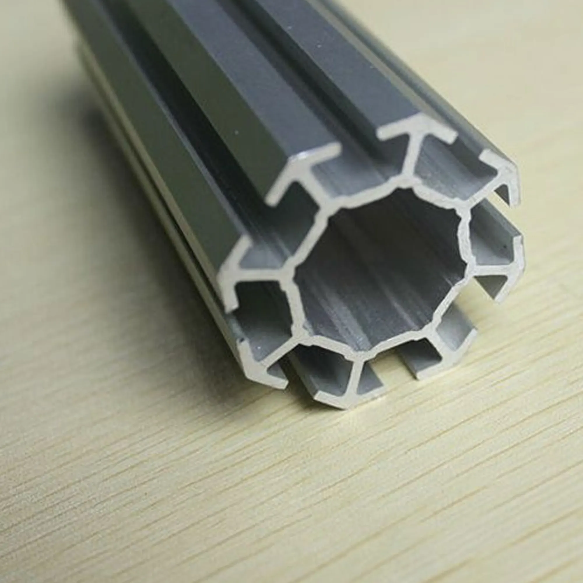 CNC Machining Clear Anodized Extrusion Aluminum Hexagon Tube With Electropolishing
