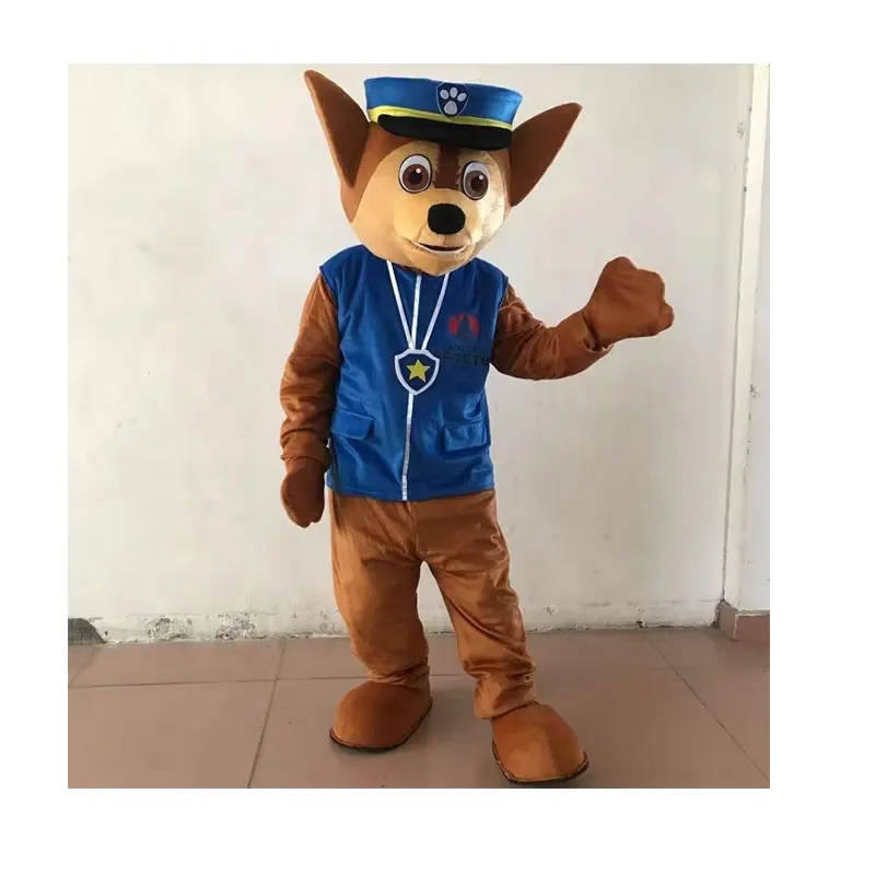 Publicidad Adultos PAWS Dog Patrol Mascot Costume Custom Made, Sandía Mascotas Personaje de dibujos animados Disfraces para fiesta