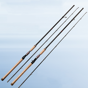 1/9 action grenouille tige 2 Sections pêche haute teneur en carbone coulée tiges filature tige lourde puissance retournement bâton - Product Image 1