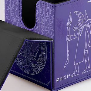 Boîte à cartes de tarot en cuir PU et flanelle, portable, écologique, personnalisable, avec coins carrés, pour plus de 100 cartes - Product Image 6