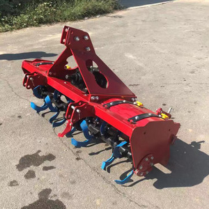 Farm <b>Cultivator</b> Rotary Tiller Red 4 Wheel Soil Tillage Machine High Productivity Gearbox - Product Image 3
