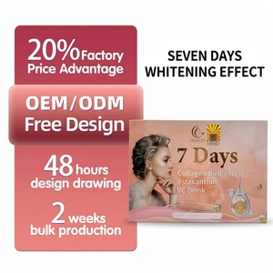 DUOZI Boisson au Collagène, Nid d'Oiseau, Astaxanthine et Vitamine C 7 Jours 630ml 21 Sachets Liquide Oral Éclaircissant pour la Peau pour Femmes - Product Image 1