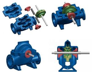 مضخات طرد مركزي عالية الجودة قابلة للتخصيص بشفط مزدوج من شينغهويهونغ طراز SN200-M5 جديدة لعام 2022، بيع مباشر من المصنعين للفنادق - Product Image 6