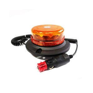 Nuova Luce Lampeggiante LED Beacon, Lampada Stroboscopica IP67 Impermeabile, Installazione Magnetica 24V 15W, Universale per Camion/Autobus Scolastici - Product Image 2