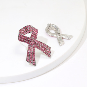 Magnifiques broches Micro pavé en alliage prévention et contrôle du <span class=keywords><strong>cancer</strong></span> du sein signe publicitaire broches d'absinthe pour festival - Product Image 2