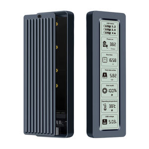 Casing SHUOLE M.<span class=keywords><strong>2</strong></span> NVMe PCIe 10Gbps untuk HDD/SSD, Box SSD ke USB <span class=keywords><strong>3.2</strong></span>, Enclosure USB A ke Tipe C untuk SSD M.<span class=keywords><strong>2</strong></span> dengan Layar LCD Besar - Product Image 1