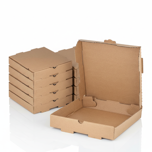Cajas Corrugadas de Doble Pared, Ecológicas, Reciclables y Autoarmables con Logotipo Personalizado para el Envío de Pizza Congelada <span class=keywords><strong>Gourmet</strong></span> - Product Image 2