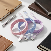 Câble de charge USB Type-C, charge rapide et transfert de données haute vitesse avec matériau TPE pour smartphones, tablettes, ordinateurs portables