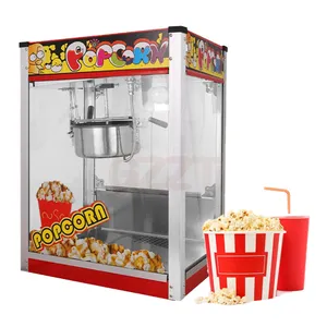 China Guangzhou Fabriek Pretpark Commerciële 8Oz Popcorn Maker Groothandel Prijs Professionele Pop Corn Making Machine