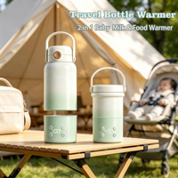 Chauffe-lait portable USB 2027 le plus vendu pour voiture et extérieur, chauffe-lait de voyage à chauffage rapide pour bébé