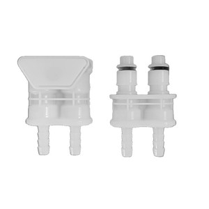 Conjunto de Acoplamiento Rápido de Plástico POM de Doble Orificio y Válvula de Cierre Recta de la Serie AP de JU Collection, 6.0-10.0mm - Product Image 5