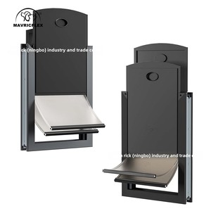 Оптовая продажа, тихая Запираемая двойная Магнитная внутренняя рама, дверца из алюминиевого сплава для домашних животных для кошек и собак для гостиной на новый год - Product Image 5