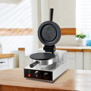 Machine à pizza ronde en gros Machine à gaufres Machine de cuisine commerciale Machine à gaufres à cône pour pizza Machine à gaufres pour snacks - Product Image 5