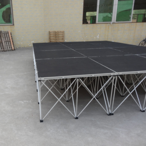 Escenario portátil de aluminio para exteriores de fácil montaje para eventos musicales - Product Image 1
