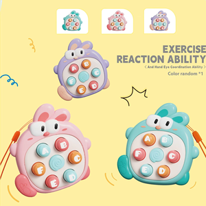 Jouet anti-stress en forme de palmier, de canard mignon et de marmotte, pour enfants de 5 à 7 ans, puzzle éducatif, <span class=keywords><strong>mini</strong></span> porte-clés à pression, en plastique - Product Image 5