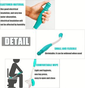 <b>Toilet</b> Aids Tools Long Reach comfort Wipe Elderly Pregnant Women Disabled Overweight People Buddy Wiping Self Assist - Product Image 3