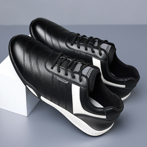 Zapatillas Casuales para Hombre, de Cuero, con Suela de Goma Antideslizante, Tacón Bajo, Estilo para Caminar - Product Image 1