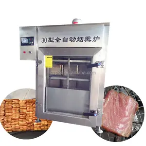 Horno ahumador, máquina para fumar pollo, máquina para fumar salchichas, generador de vapor, Máquina secadora de carne y salchichas de acero inoxidable