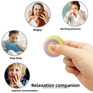 Spinner Creativo Mandala Graffiti <span class=keywords><strong>in</strong></span> Stile Retrò, Colorato e Antistress, Piccolo <span class=keywords><strong>Regalo</strong></span> - Product Image 4