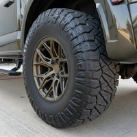 Rines Personalizados Forjados para Todoterreno Estilo HF6-4 22x10 24x12 de 6 Birlos para Camionetas GMC Sierra 1500, Toyota Tundra y Ram 1500