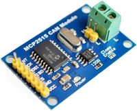 Module de bus CAN MCP2515 avec émetteur-récepteur CAN TJA1050, module de communication SPI, module de contrôle CAN avec code d'exemple pour MCU 51