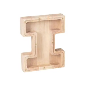 กระปุกออมสินไม้รูปตัวอักษร<span class=keywords><strong>ภาษา</strong></span>อังกฤษ 26 ตัว ของตกแต่งสุดน่ารัก สินค้าขายดีข้ามประเทศ - Product Image 1