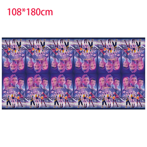 Kpop Demon Hunters trang trí tiệc sinh nhật cốc Khăn ăn Khăn trải bàn tấm khăn trải bàn Nguồn cung cấp tiệc em bé tắm - Product Image 6