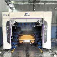 Machine de lavage de voitures automatique en libre-service, en acier inoxydable, avec brosse électrique, sans essuyage manuel requis