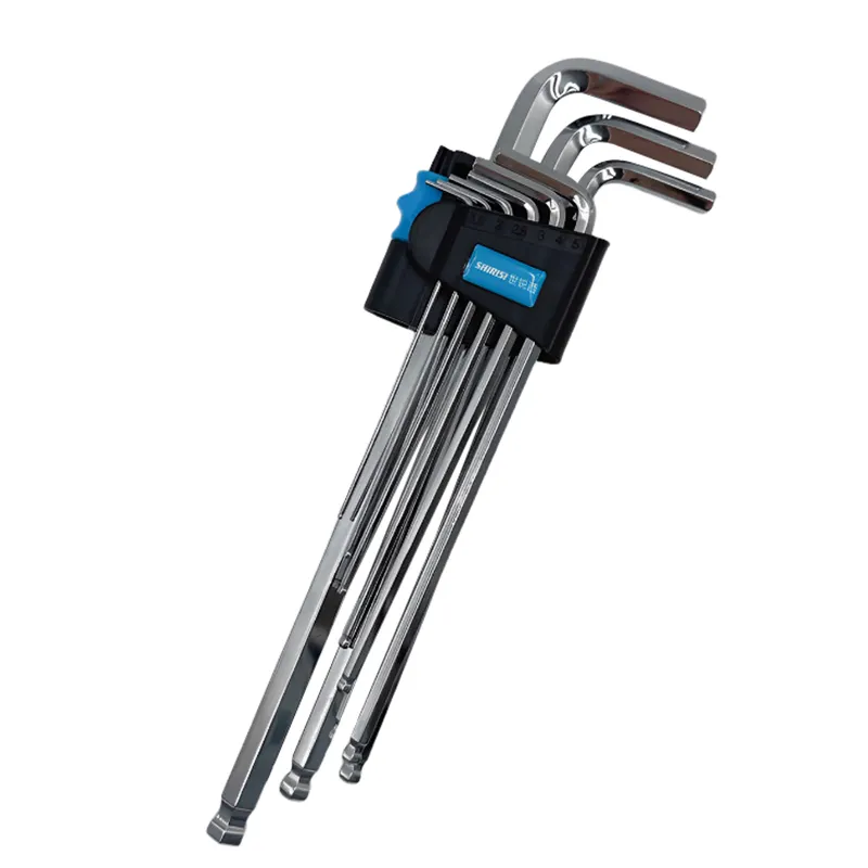 Best Selling 9pcs Torx Hex Key Socket Allen Wrench Key Sets extra long arm ball point hex key wrench