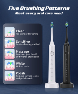 Brosse à dents sonique électronique pour adultes Sarmocare X700, brosse à dents intelligente miniature personnalisée pour les voyages, 6 têtes de brosse avec logo - Product Image 6