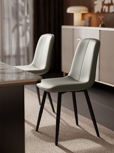 Chaise de table à manger <span class=keywords><strong>scandinave</strong></span> de luxe avec dossier décontracté maison café hôtel tabouret repas accessible meubles de remplacement - Product Image 3