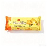 Vente en gros de biscuits sucrés ordinaires fourrés et croustillants, emballés en boîte, saveur vanille, 90g, en provenance du Bangladesh