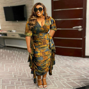 <span class=keywords><strong>Taglie</strong></span> <span class=keywords><strong>forti</strong></span> abbigliamento da donna Sexy da donna con stampa <span class=keywords><strong>a</strong></span> maniche <span class=keywords><strong>a</strong></span> <span class=keywords><strong>palloncino</strong></span> <span class=keywords><strong>abiti</strong></span> Slim corti Casual da donna - Product Image 6