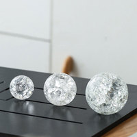 Table de maison européenne décoration fengshui boule à bulles en verre cristal multicolore