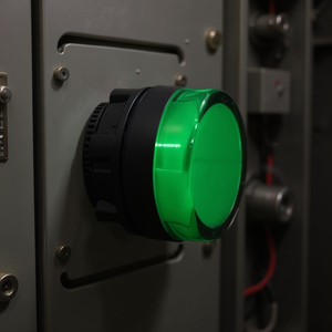 Ad22-22ds Voyant lumineux vert 220V AC, lampe de signalisation LED pour contrôle industriel - Product Image 3