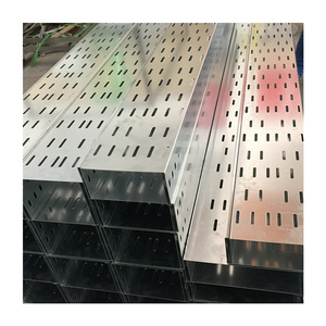 ケーブルトレイトランキング軟鋼重量150mm穴あき亜鉛メッキケーブル管理トレイ - Product Image 5