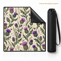 Tapis de Mahjong Thistle Thicket No Rules, 31,5x31,5 pouces, Tapis de poker, Tapis de Mahjong pour table, Tapis de jeu de Mahjong, Sac de rangement