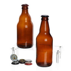 Venta al por mayor 330ml 12oz Botella de <span class=keywords><strong>cerveza</strong></span> de vidrio ámbar negro con tapas de corona Botellas De <span class=keywords><strong>Cerveza</strong></span> Embalaje - Product Image 5