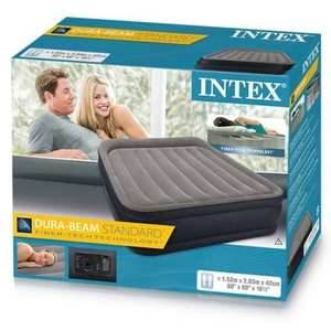 Lit d'air <span class=keywords><strong>gonflable</strong></span> <span class=keywords><strong>INTEX</strong></span> 64136 Dura-Beam Queen Deluxe avec oreiller intégré, <span class=keywords><strong>matelas</strong></span> <span class=keywords><strong>gonflable</strong></span> pliable - Product Image 6