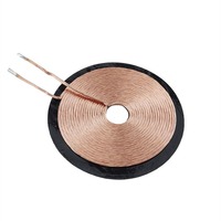 Chargeur sans fil Qi Cybermax avec bobine d'induction filaire, noyau d'air creux OEM, induction magnétique pour smartphone et montre connectée, personnalisable 2025