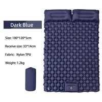 Matras Tidur Tiup Lipat Ringan OEM TPU Ultralight 1.2kg, Kompak, Tahan Air, untuk Perlengkapan Hiking dan Backpacking