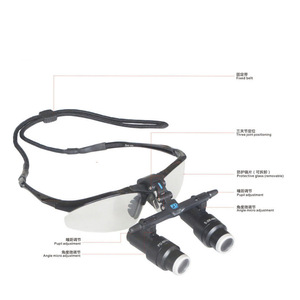 Head Mounted Magnifying Glass 4x 5x 6x Lens For Precision Repair And Testing With Lamp - Product Image 1