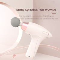 Pistolet de Massage rose vert vibrateur femmes dos épaule appareil de Massage Rechargeable Portable Mini pistolet Fascial de tissus profonds