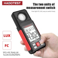 HABOTEST HT603 luxmètre numérique testeur d'éclairement à grand écran de haute précision luxmètre et photomètre