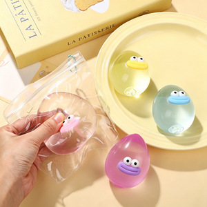 Jouets sensoriels anti-stress en TPR en forme d'œuf à grande bouche de dessin animé mignon - Product Image 2